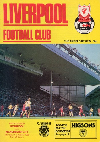 Match programme